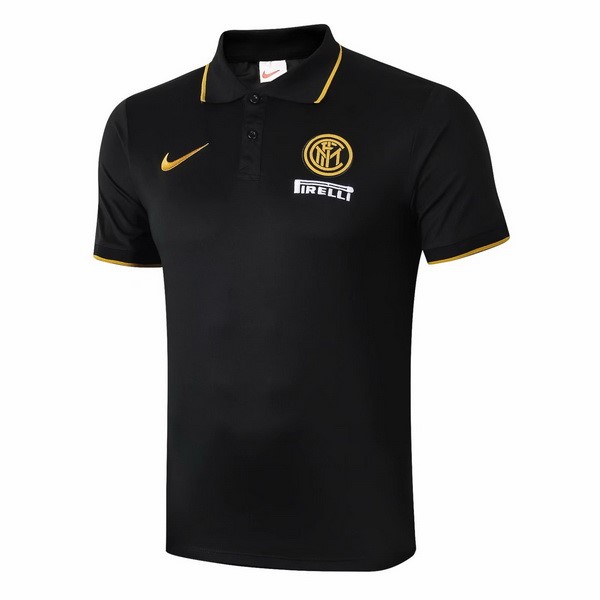 Polo Inter Milan 2019-20 Jaune Noir